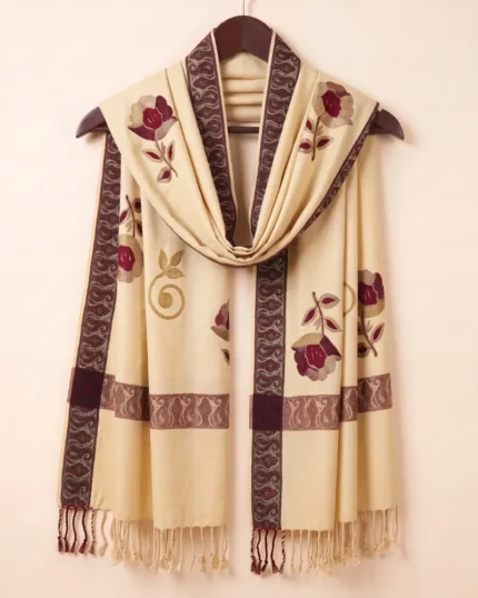 Embroidered Pashmina Shawl PS-007