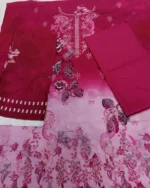 Contemporary 3 Piece Chikankari Decent Design