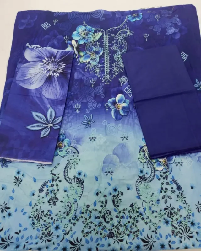 Beautiful 3 Piece Chikankari Ladies Clothing with dupatta