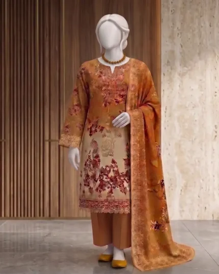 Elegant 3 Piece Chikankari Seasonal Wear for women