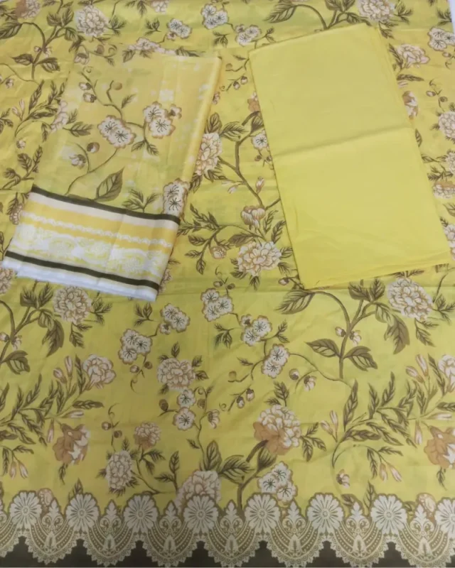 3 Piece Printed Lawn Comfortable Suit Online