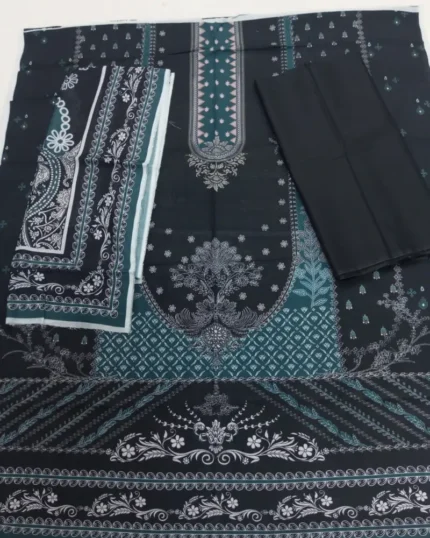 Modern 3 piece printed lawn summer styling for women