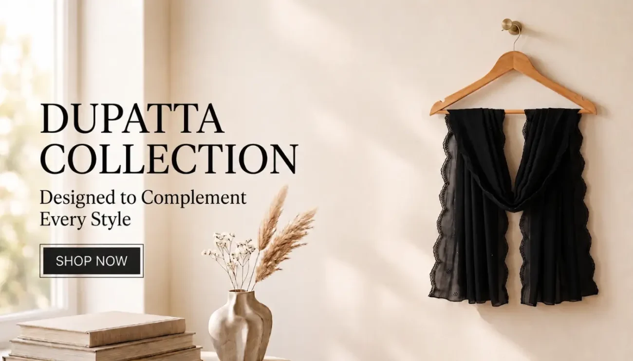 Dupattas featuring elegant drape styling