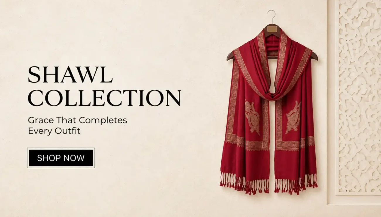 Shawls presenting traditional elegance